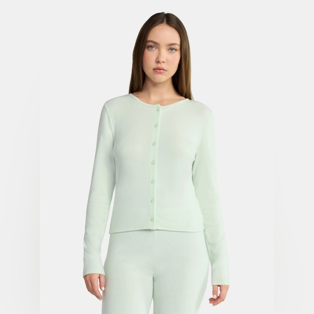 No Boundaries Mint Pajama Set